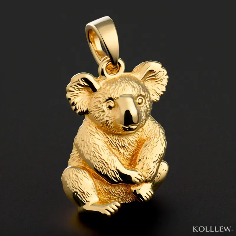 Solid Gold Animal Charm Pendants