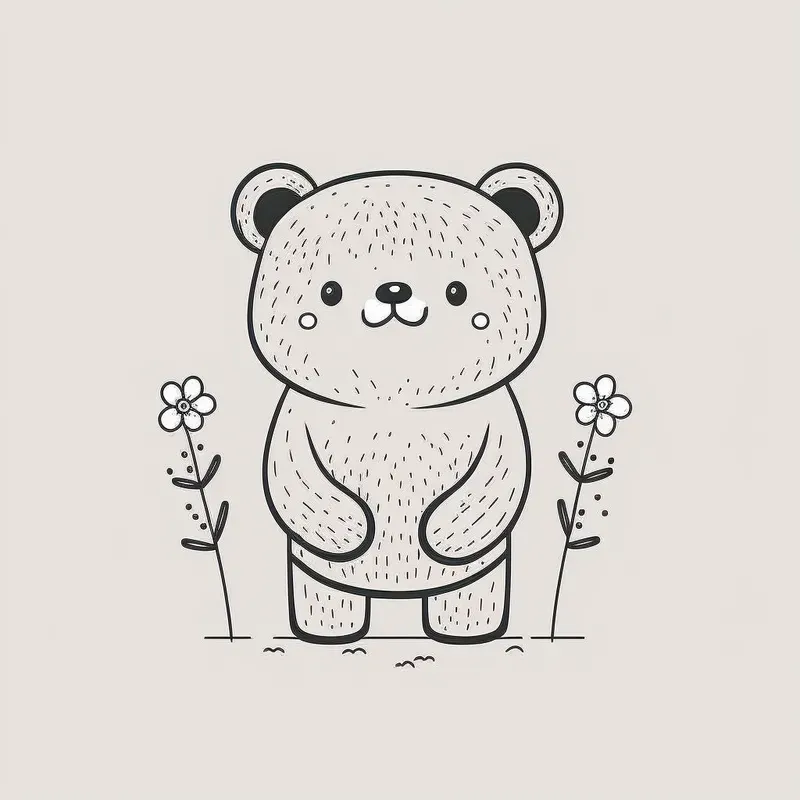 Adorable Hand Drawn Animal Doodles