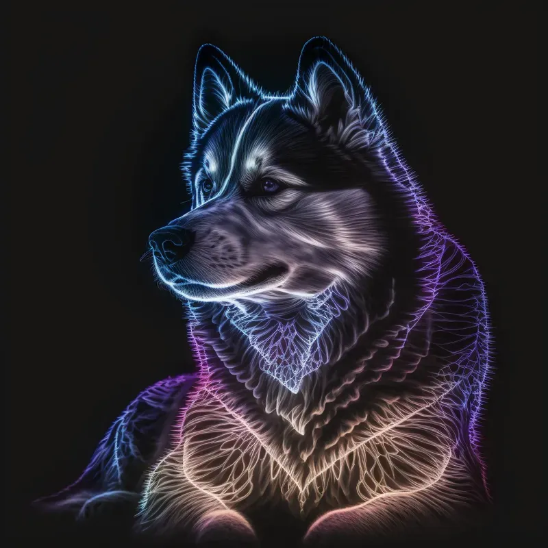 Kirlian Photography Style Images