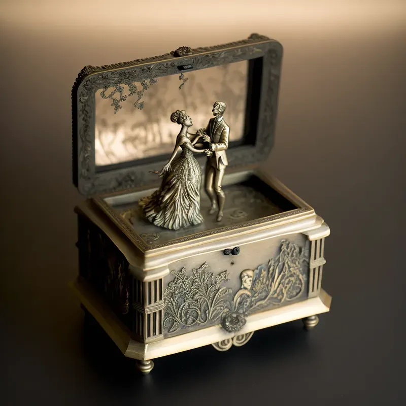 Vintage Dancer Music Box Designs