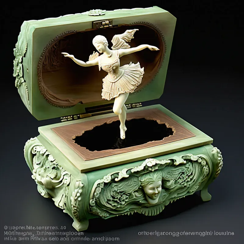 Vintage Dancer Music Box Designs