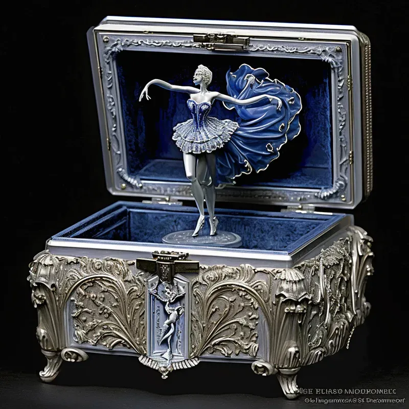 Vintage Dancer Music Box Designs