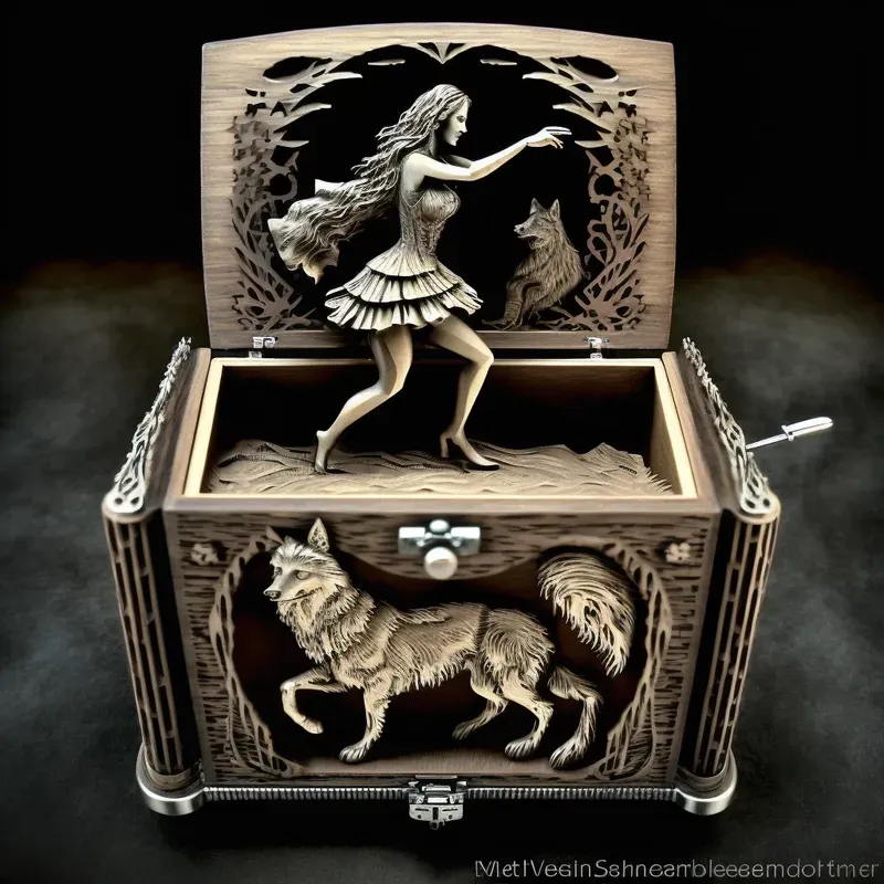 Vintage Dancer Music Box Designs