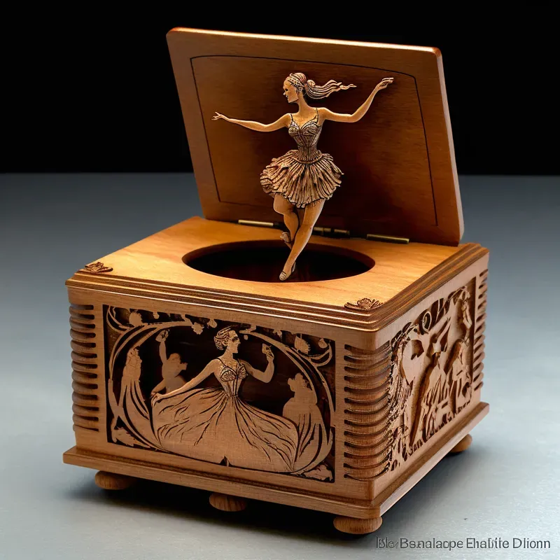 Vintage Dancer Music Box Designs