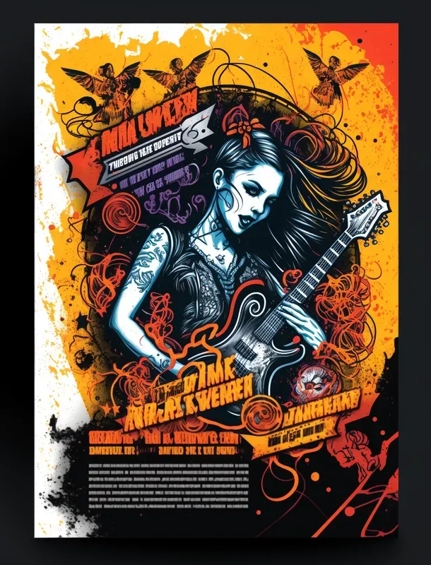 Illustrated Event Flyer Templates