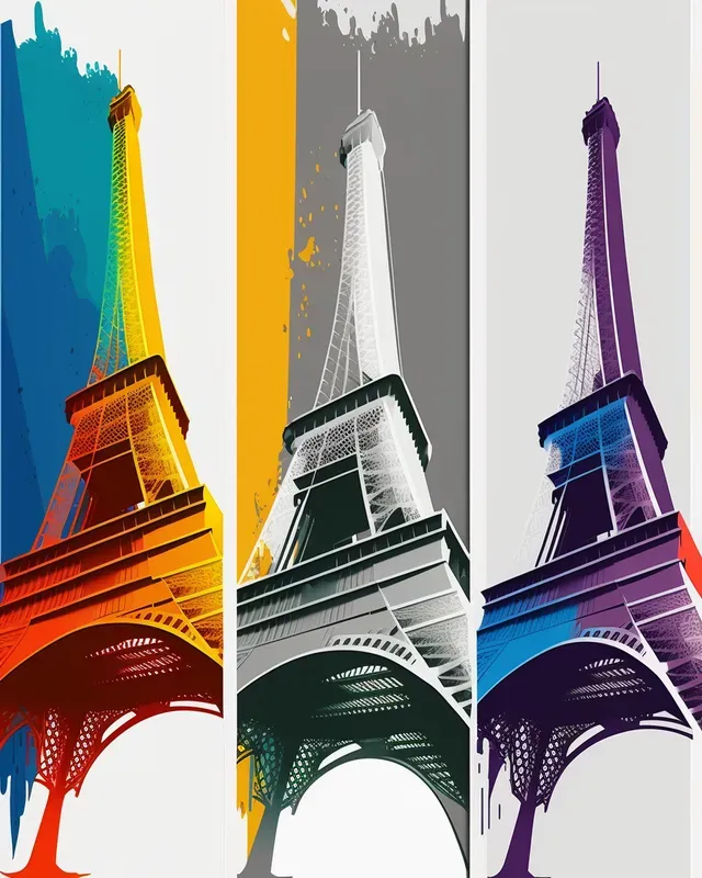 Triple Split Screen Design Illustrations