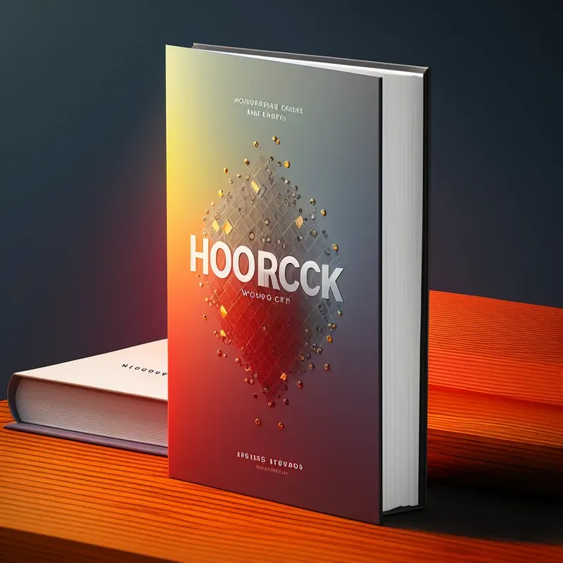 Hardback Book Cover Mockup File Images