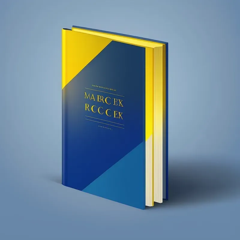 Hardback Book Cover Mockup File Images