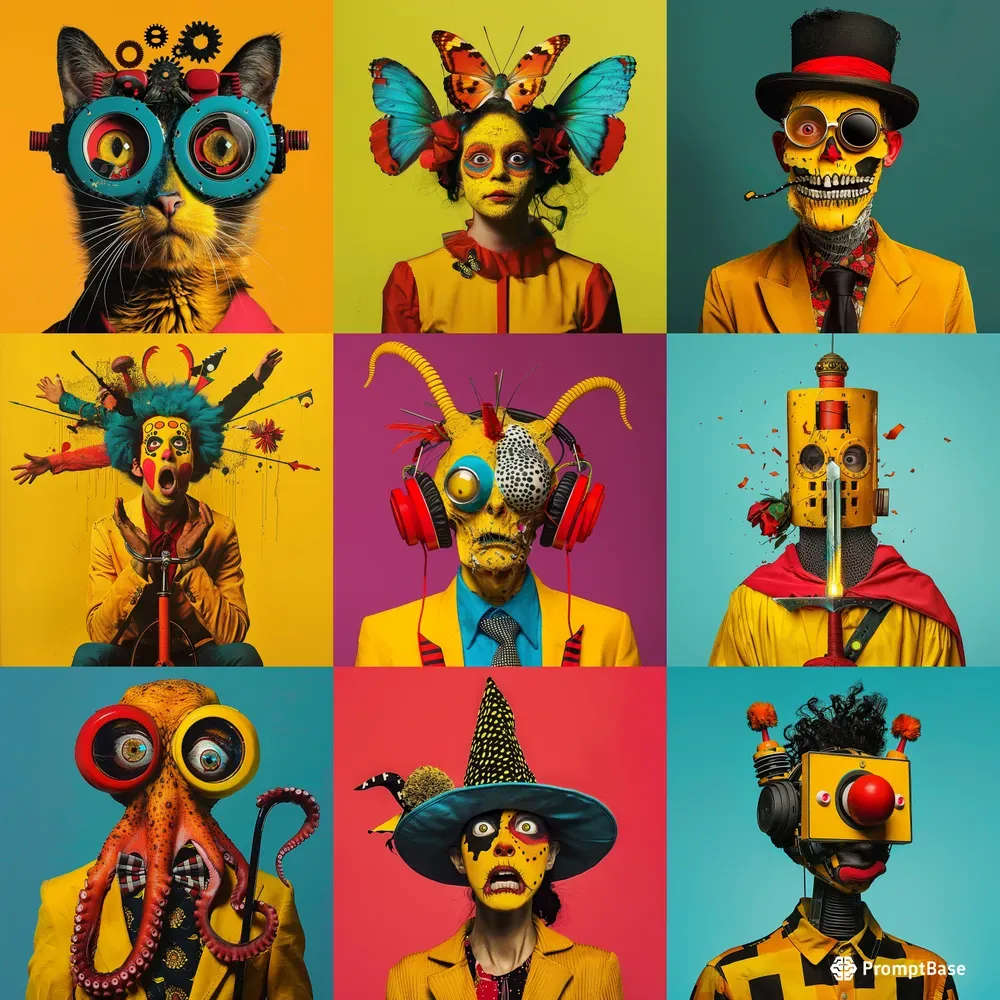 Surreal And Quirky Portrait Art