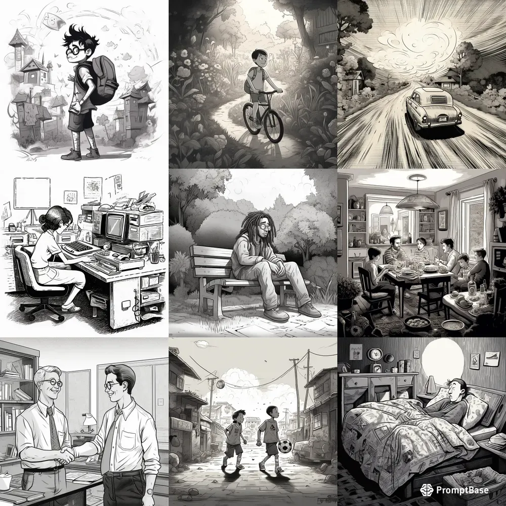 Comic Drawings Art