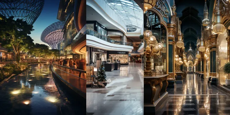 Beautiful Malls Interiors generated by undefined