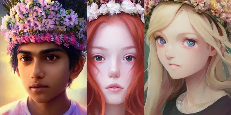 Cute Realistic Anime Characters generated by undefined