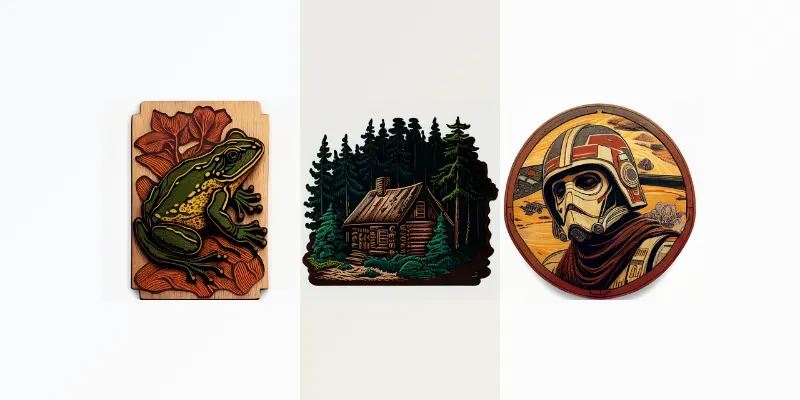 Painted Wooden Signs generated by undefined