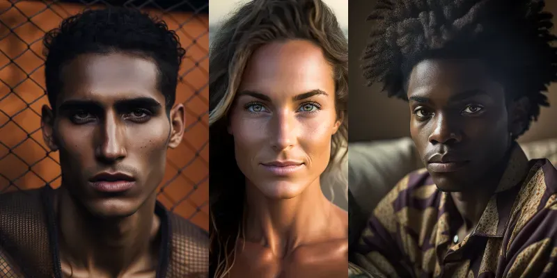 Photorealistic Portrait Photography generated by undefined