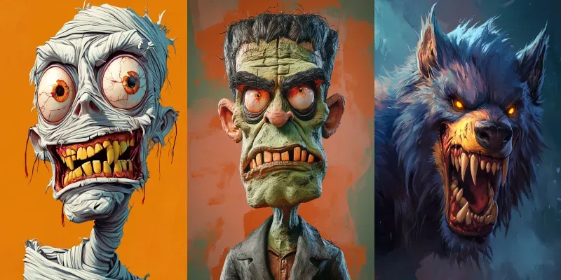 Grotesque Halloween Delights generated by undefined