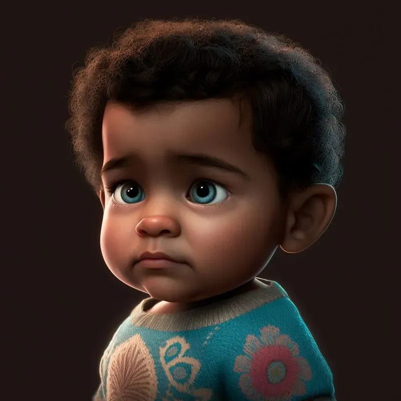 Adorable Baby 3D Photos