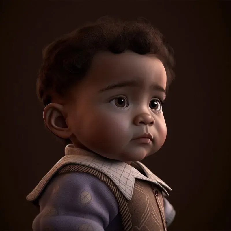 Adorable Baby 3D Photos