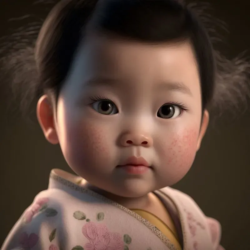 Adorable Baby 3D Photos
