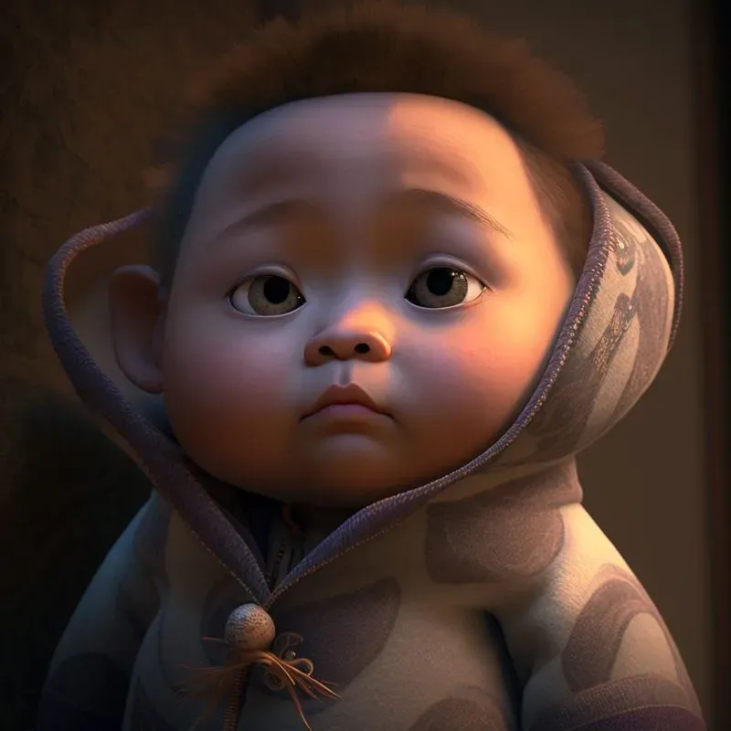 Adorable Baby 3D Photos