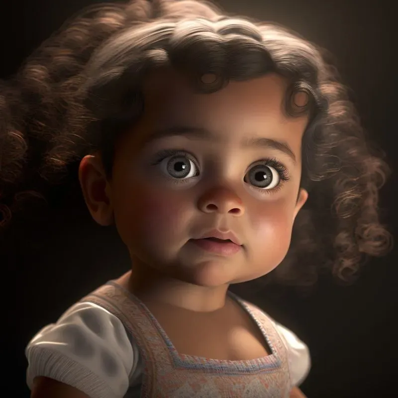 Adorable Baby 3D Photos