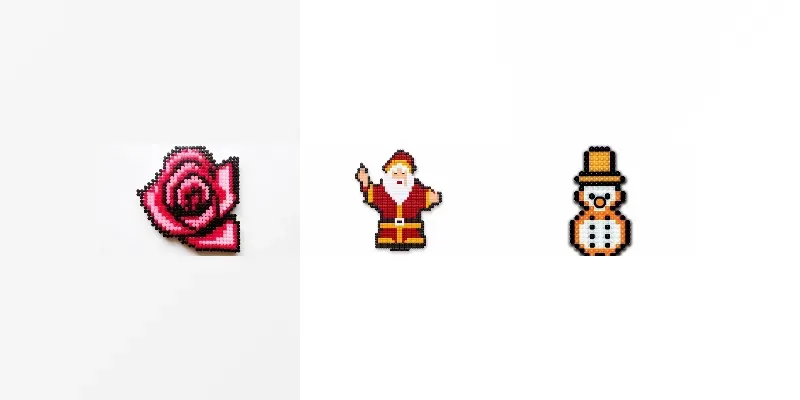 Perler Bead 2D Patterns generated by undefined