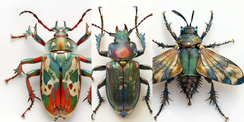 Stunning Macro Shots Of Beetles generated by undefined