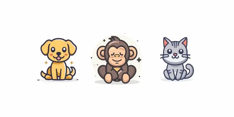Cute Illustrated Animals generated by undefined