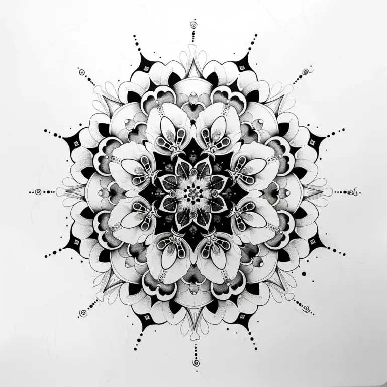 Perfectly Symmetrical Fractal Tattoos