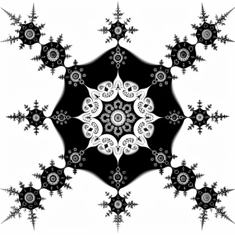 Perfectly Symmetrical Fractal Tattoos