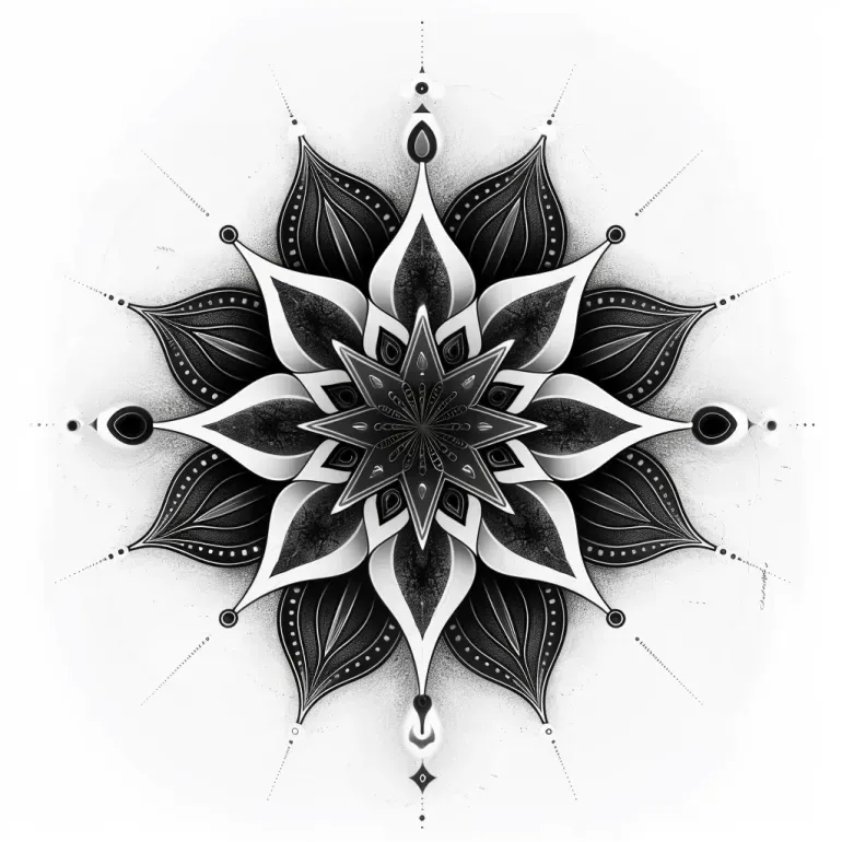 Perfectly Symmetrical Fractal Tattoos