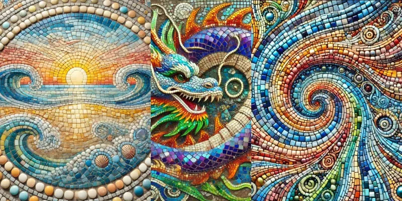 Mosaic Tile Art Creations generated by undefined