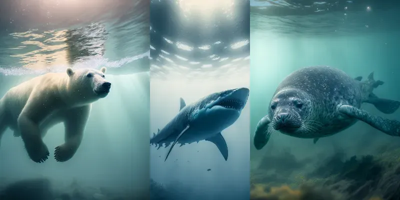 Underwater Wildlife generated by undefined