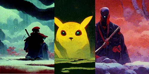 Graphic Novel - Samurai Themed generated by midjourney