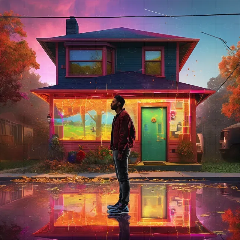 Neon Night Album Covers