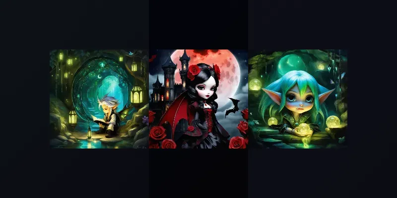 Fantasy Anime Characters generated by undefined
