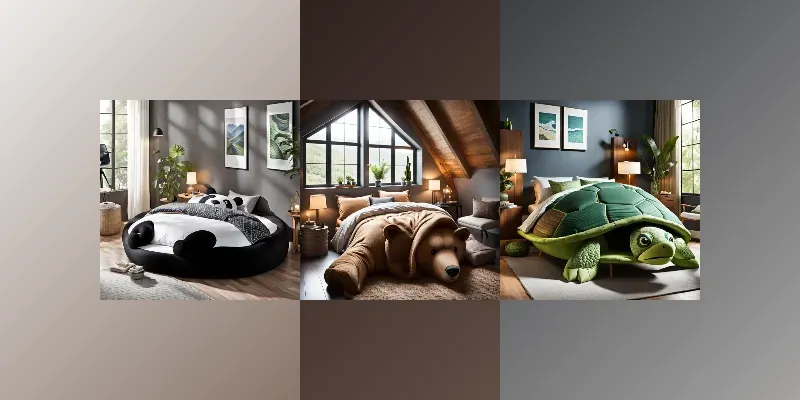 Animal Inspired Bedrooms generated by undefined