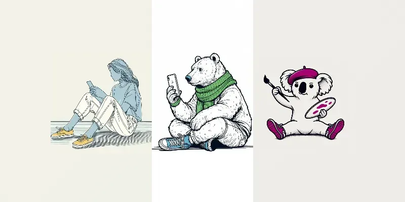 Line Art Drawings generated by undefined