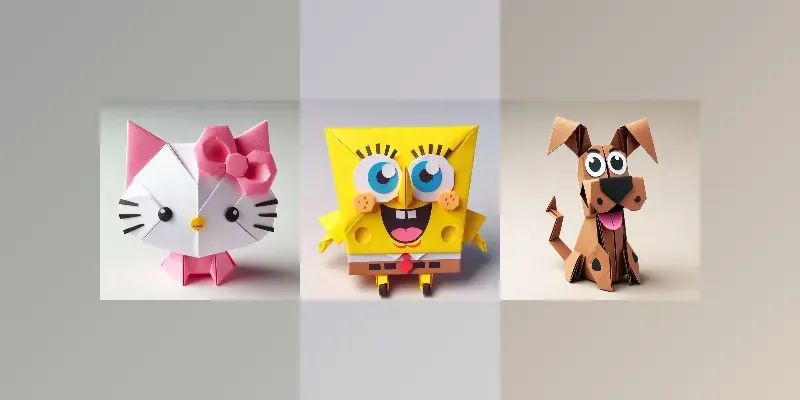 Characters Made Of Paper generated by undefined