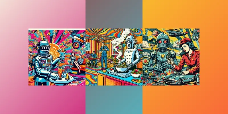 1960s Pop Art Posters generated by undefined