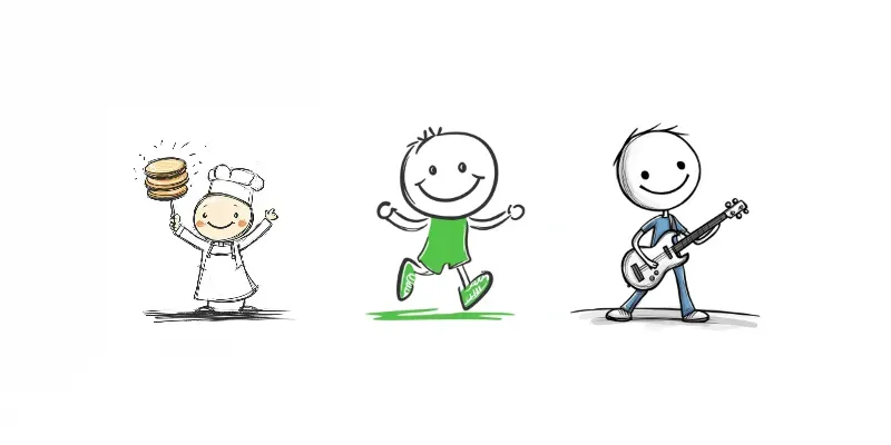Stick Figure Cartoon Worlds generated by undefined