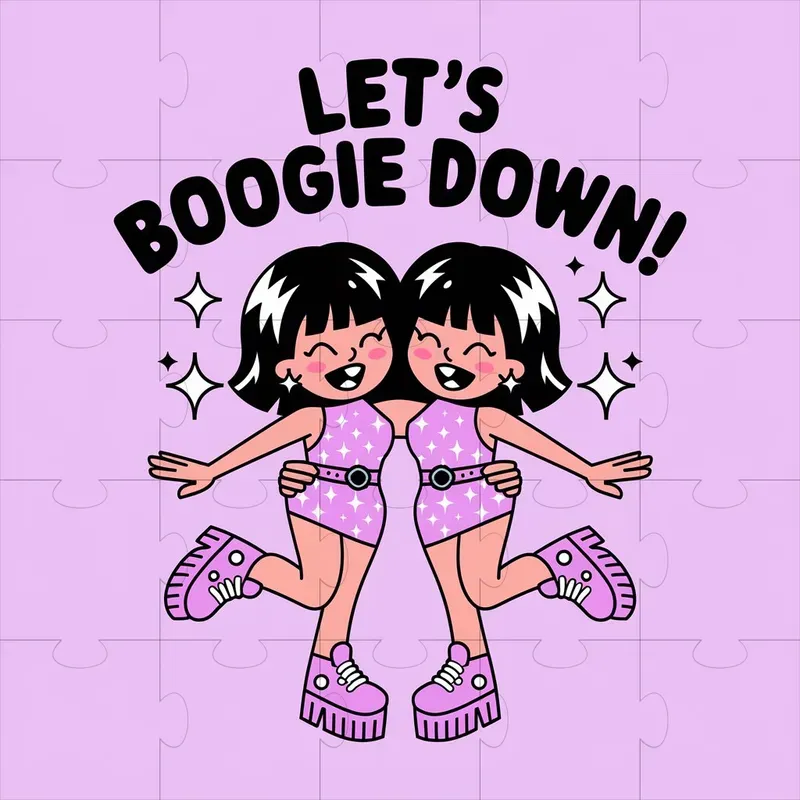 Twin Mischief Illustrations With Text