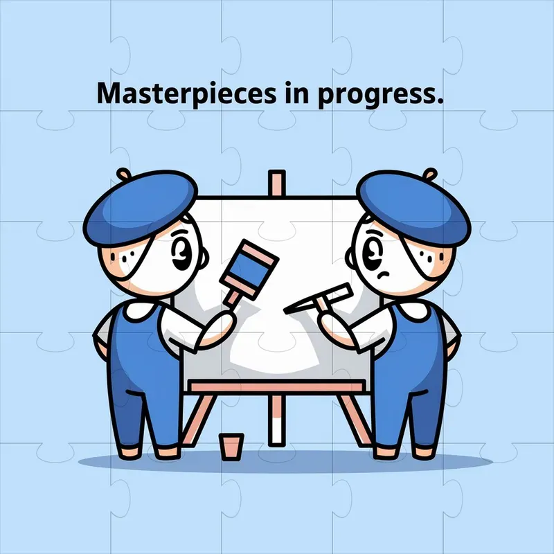Twin Mischief Illustrations With Text