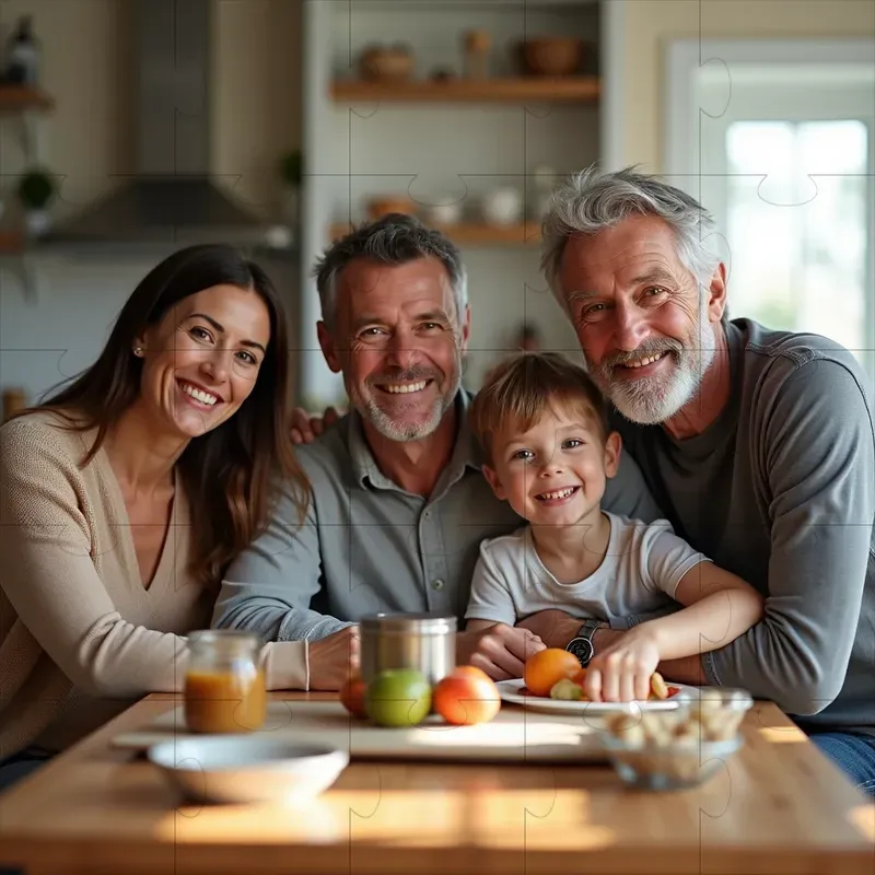 Family Portrait Stock Images