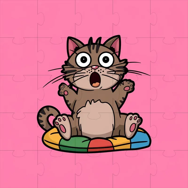 Comical Exaggerated Surprised Characters