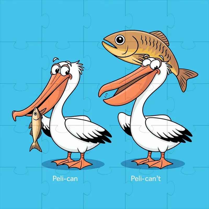 Quirky Character Contrasts Scenes
