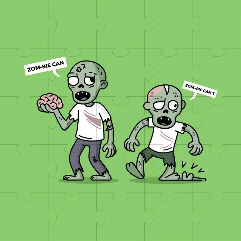 Quirky Character Contrasts Scenes