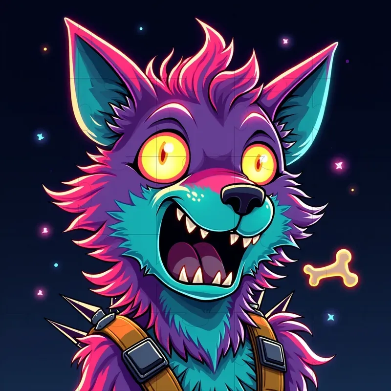 Trippy Psychedelic Cartoon Characters