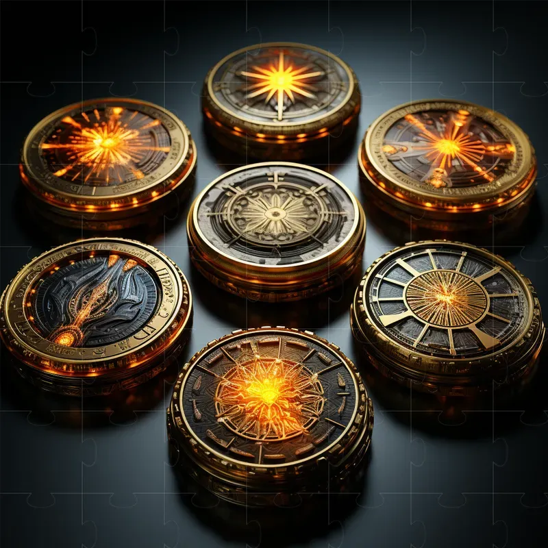 Neon Game Asset Icons