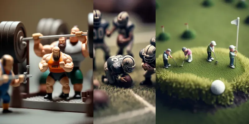 Tiny Athletes generated by undefined