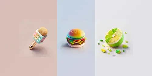 3D Cute Emojis Designs generated by midjourney